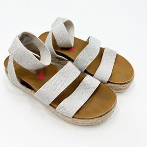 Steve Madden Silver Jkimmie Sandals